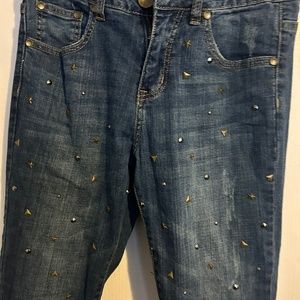 V Cristina size 4 studded jeans